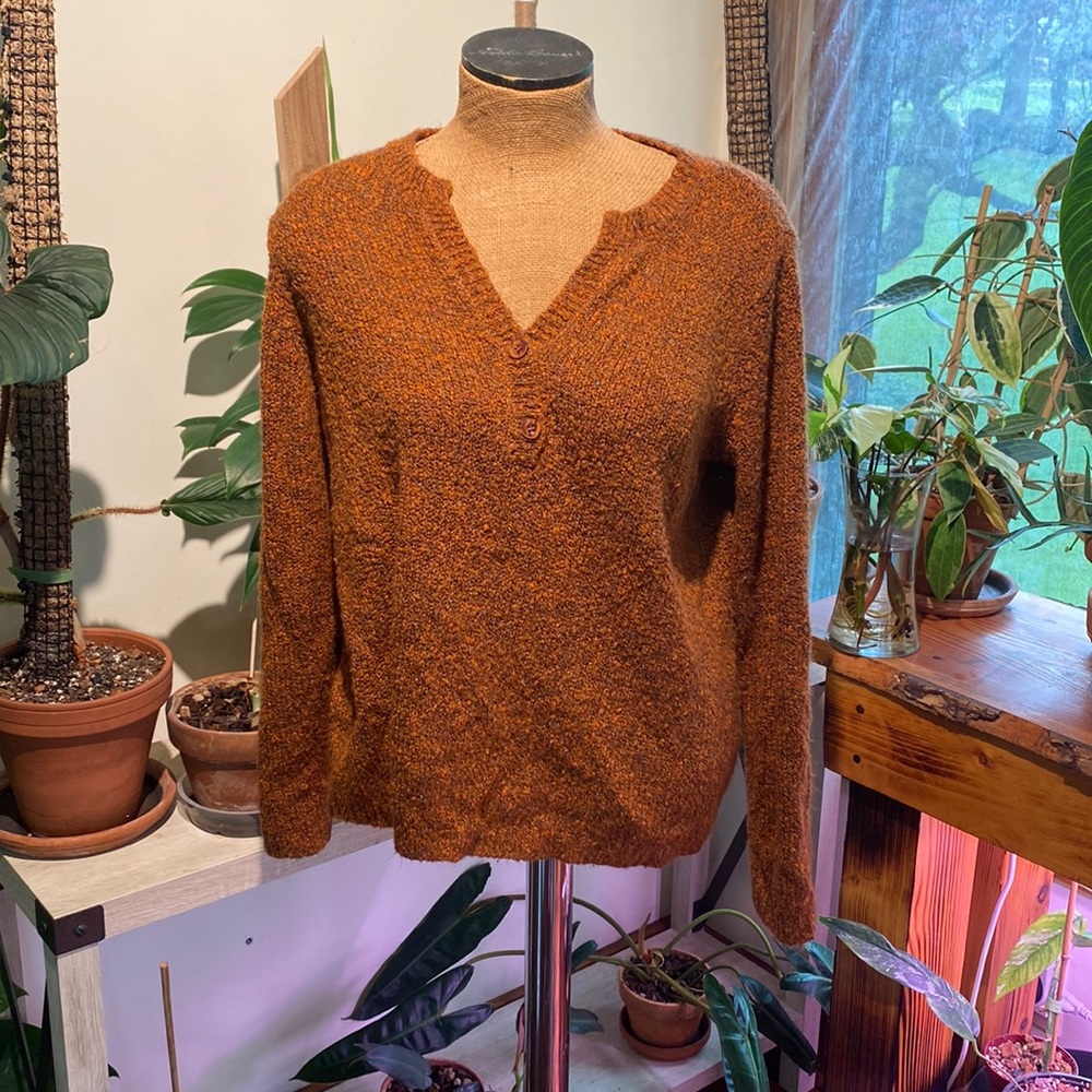 Orange Henley